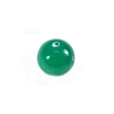 GREEN ONYX PLAIN ROUND BALL (DARK)(CLEAN)(H/D_0.75) 10.00X10.00 MM 6.98 Cts.
