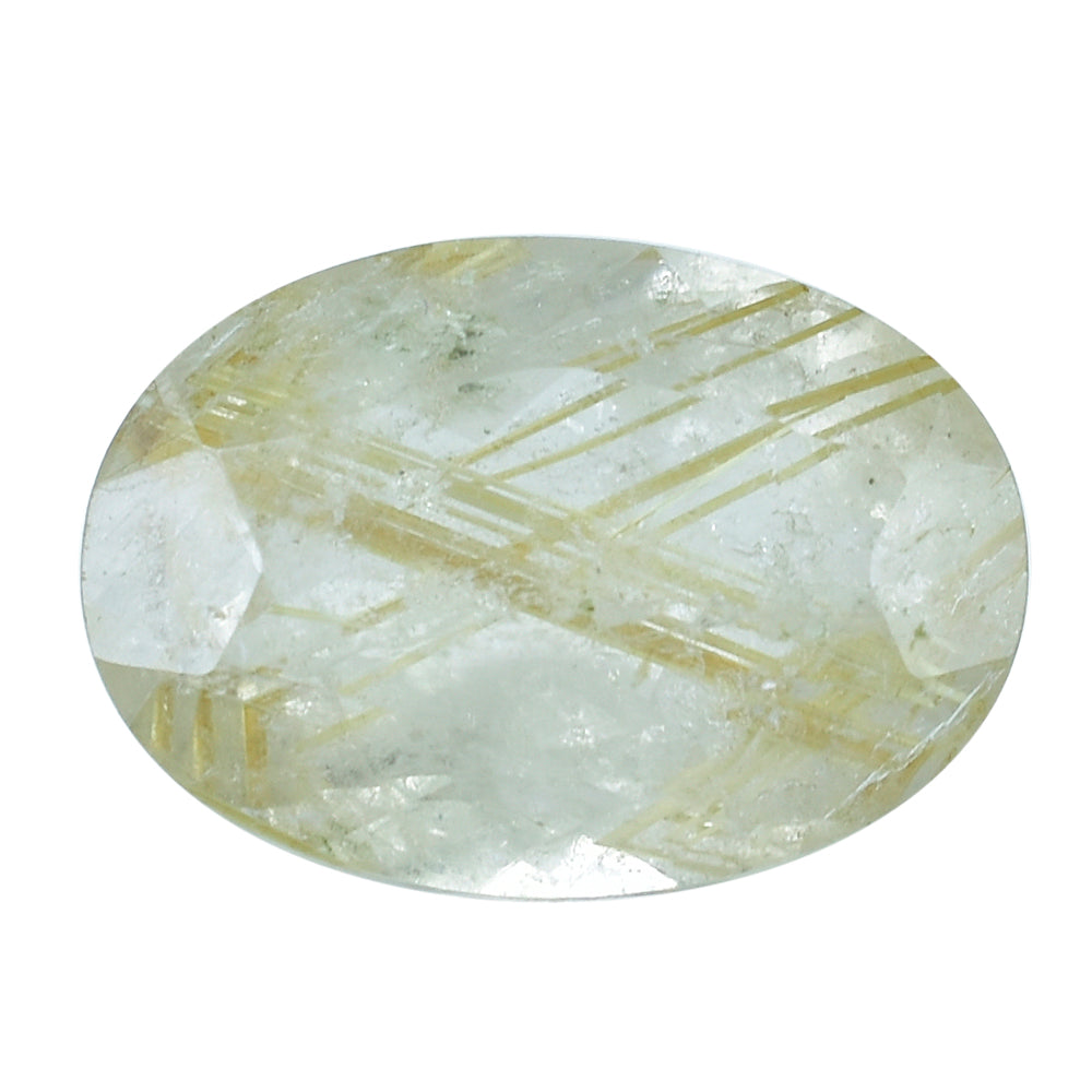 GOLDEN RUTILE QUARTZ CUT OVAL 14X10MM – Jaipur Gem