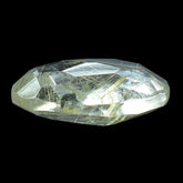 GOLDEN RUTILE QUARTZ IRREGULAR CUT BRIOLETTE OVAL 8X6MM 1.06 Cts.
