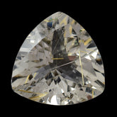 GOLDEN RUTILE QUARTZ CHECKER CUT TRILLION 14MM 8.00 Cts.