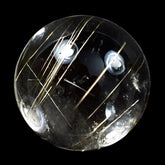 GOLDEN RUTILE QUARTZ ROUND CAB 16MM 15.15 Cts.