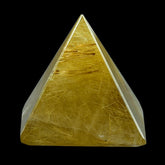 GOLDEN RUTILE QUARTZ PYRAMID SQUARE CAB 21MM 51.40 Cts.