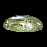 GOLDEN RUTILE QUARTZ OVAL CAB 14X10MM (GOLDEN/MANY RUTILE SOME INCLUSIONS)5.05 Cts.