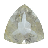 GOLDEN RUTILE QUARTZ CUT TRILLION 14MM 8.18 Cts.