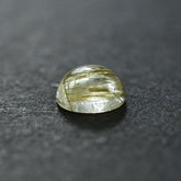 GOLDEN RUTILE QUARTZ PLAIN ROUND CAB 6MM 0.87 Cts.