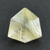 GOLDEN RUTILE QUARTZ FANCY TRILLION (GOLDEN/SI) 12X12MM 4.42 Cts.
