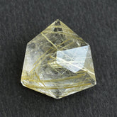 GOLDEN RUTILE QUARTZ FANCY TRILLION (GOLDEN/SI) 12X12MM 4.42 Cts.
