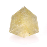 GOLDEN RUTILE QUARTZ CUT FANCY TRILLION 12X12 MM 4.39 Cts.