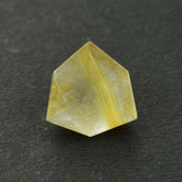 GOLDEN RUTILE QUARTZ CUT FANCY TRILLION 12X12 MM 4.32 Cts.