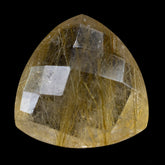 GOLDEN RUTILE QUARTZ BRIOLETTE TRILLION 14MM 7.85 Cts.