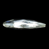 GOLDEN RUTILE QUARTZ ROSE CUT BRIOLETTE IRREGULAR PEAR 20X10MM 5.85 Cts.