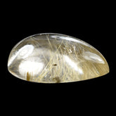 GOLDEN RUTILE QUARTZ PEAR CAB 13X9MM 4.31 Cts.