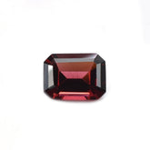 GARNET OPEN RED STEP CUT OCTAGON (OPEN/CLEAN) 9.00X7.00 MM 2.87 Cts.