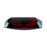 DARK RED GARNET CHECKER CUT OCTAGON 14X7MM 4.82 Cts.