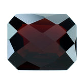 DARK RED GARNET CHECKER CUT OCTAGON 12X10MM 5.37 Cts.