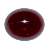 DARK RED GARNET OVAL CAB 12X10MM 6.38 Cts.
