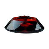DARK RED GARNET ROSE CUT OVAL CAB 7X5MM 0.92 Cts.