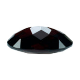 DARK RED GARNET CHECKER CUT OVAL 12X9MM 4.25 Cts.