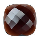 DARK RED GARNET CHECKER CUSHION CAB 12.00MM 5.86 Cts.