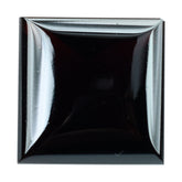 DARK GARNET BUFFTOP SQUARE 12MM 9.70 Cts.