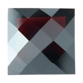 DARK RED GARNET CHECKER CUT SQUARE 10.00MM 4.40 Cts.
