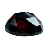 DARK RED GARNET ROSE CUT ROUND CAB 8.00MM 2.61 Cts.