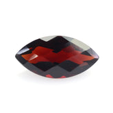 DARK RED GARNET CHECKER CUT MARQUISE 10X5MM 1.33 Cts.