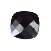 DARK RED GARNET BRIOLETTE CHECKER CUT CUSHION (SI) 13MM 9.70 Cts.
