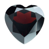 DARK RED GARNET CUT HEART 10.00MM 4.74 Cts.