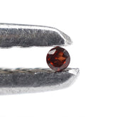 DARK RED GARNET CUT ROUND 1MM 0.01 Cts.