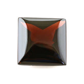 DARK RED GARNET PRINCESS CUT SQUARE (BLACK) 10MM 5.65 Cts.