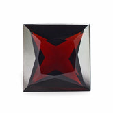 DARK RED GARNET PRINCESS CUT SQUARE (MEDIUM) 10MM 4.66 Cts.