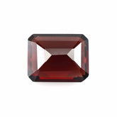 DARK RED GARNET CUT OCTAGON 10X8MM 3.8 Cts.