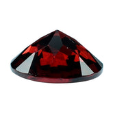RED GARNET IRREGULAR CUT ON TOP ROUND 7.00MM 1.40 Cts.
