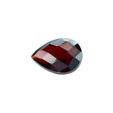 RED GARNET CHECKER CUT PEAR (DARK/CLEAN) 7X5MM 0.81 Cts.