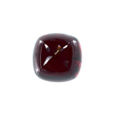 RED GARNET SUGARLOAF CUSHION CAB (MEDIUM/HI) 7X7MM 1.66 Cts.