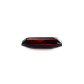 RED GARNET CHECKER CUT OCTAGON (DARK/CLEAN) 8X4MM 1.00 Cts.