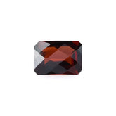 RED GARNET CHECKER CUT GEMSTONE BACK OCTAGON (MEDIUM/SI) 7X5MM 1.05 Cts.