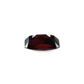 RED GARNET CHECKER CUT GEMSTONE BACK OCTAGON (DARK/CLEAN) 7X5MM 1.15 Cts.