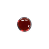 RED GARNET PLAIN ROUND CAB (DARK RED/SI) 4.00MM 0.41 Cts.