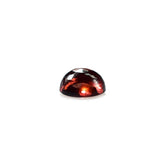 RED GARNET PLAIN ROUND CAB 4X4MM 0.38 Cts.
