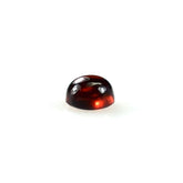 GARNET RED PLAIN CUT ROUND CAB (OPEN RED) (SI) 4.00 MM 0.43 Cts.