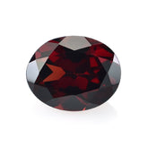 GARNET CUT OVAL (MEDIUM RED)(CLEAN) 10.00X8.00 MM 3.50 Cts.