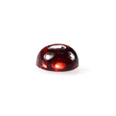 GARNET PLAIN ROUND CAB (OPEN RED)(SI) 5.00X5.00 MM 0.75 Cts.