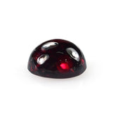GARNET PLAIN ROUND CAB (DARK RED)(HI) 8.00X8.00 MM 3.20 Cts.