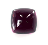 GARNET SUGARLOAF CUSHION CAB (DARK)(SI) 10.00X10.00 MM 8.20 Cts.
