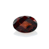GARNET CHECKER CUT OVAL (MEDIUM RED)(SI) 7.00X5.00 MM 0.92 Cts.