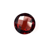 GARNET CHECKER BRIOLETTE ROUND (MEDIUM RED)(CLEAN) 8.00X8.00 MM 2.34 Cts.