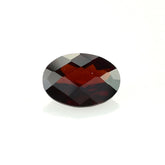 GARNET CHECKER CUT OVAL (DARK RED)(SI) 7.00X5.00 MM 0.80 Cts.