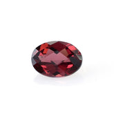 GARNET CHECKER CUT OVAL (OPEN RED)(SI) 7.00X5.00 MM 0.96 Cts.